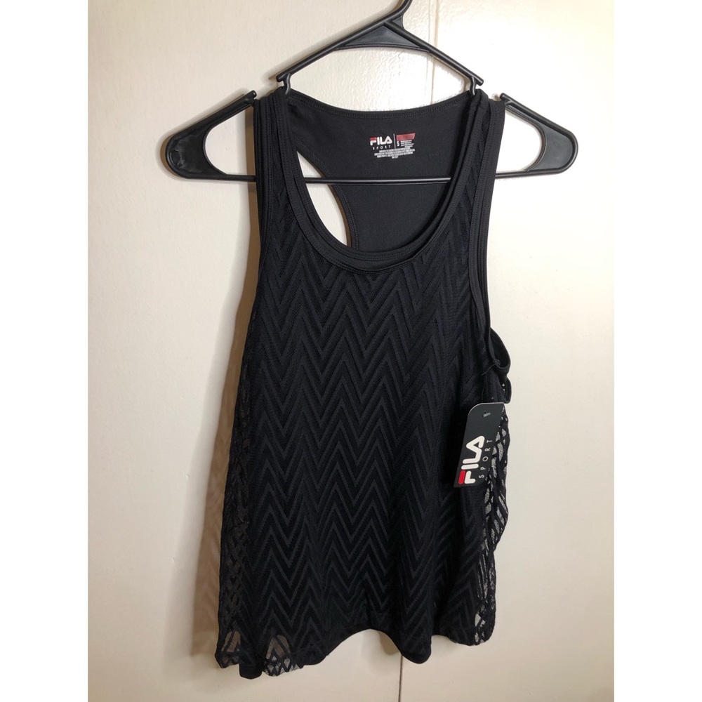NWT Fila double layer workout top
